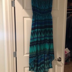 Strapless Remain bias cut Dress